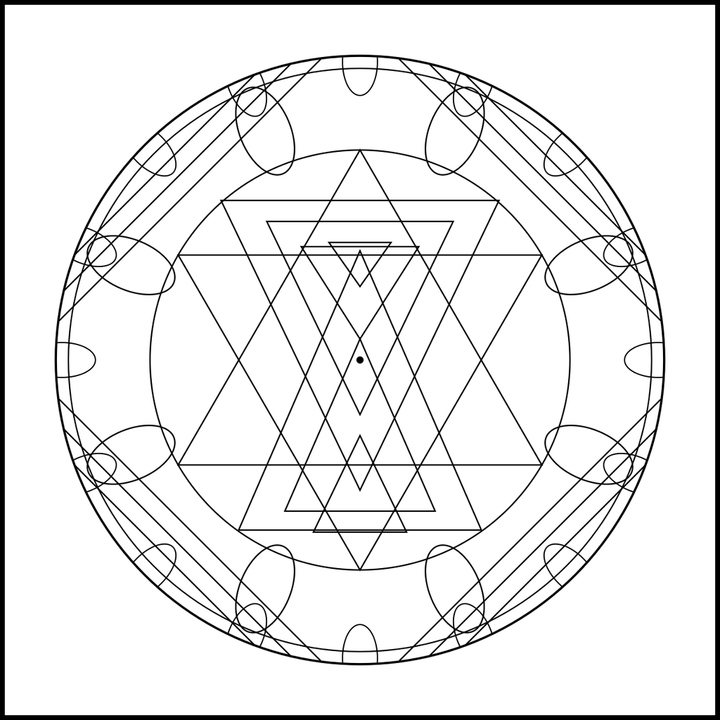Vesica Piscis Sacred Geometry SVG Pendant | Glowforge Laser File | Instant Download