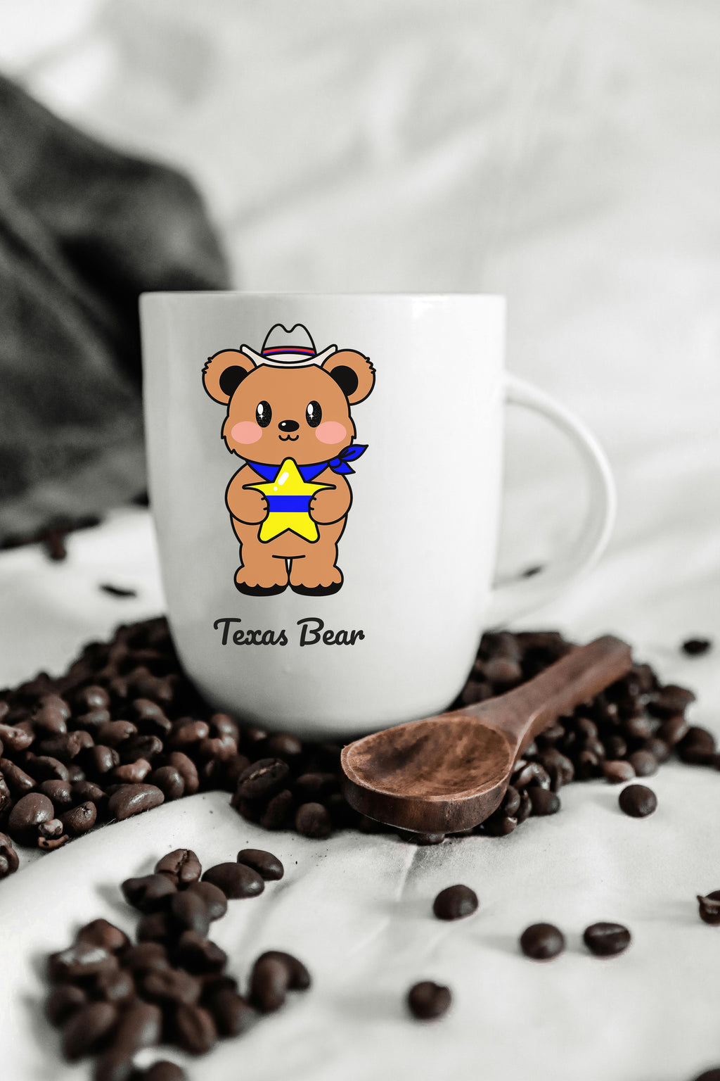 Texas Bear SVG PNG - Funny Cowboy Bear Digital Download for Cricut, Silhouette, Craft Projects, Bold Cartoon Design