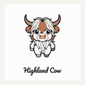 Highland Cow SVG PNG Cozy Minimalist Floral Crown Cricut Cut File Digital Download for Tumbler Mug Shirt