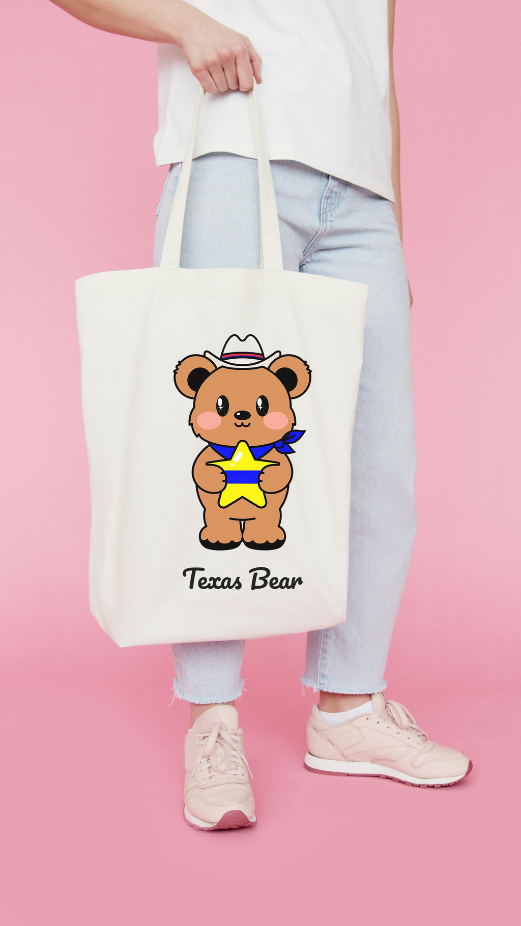 Texas Bear SVG PNG - Funny Cowboy Bear Digital Download for Cricut, Silhouette, Craft Projects, Bold Cartoon Design