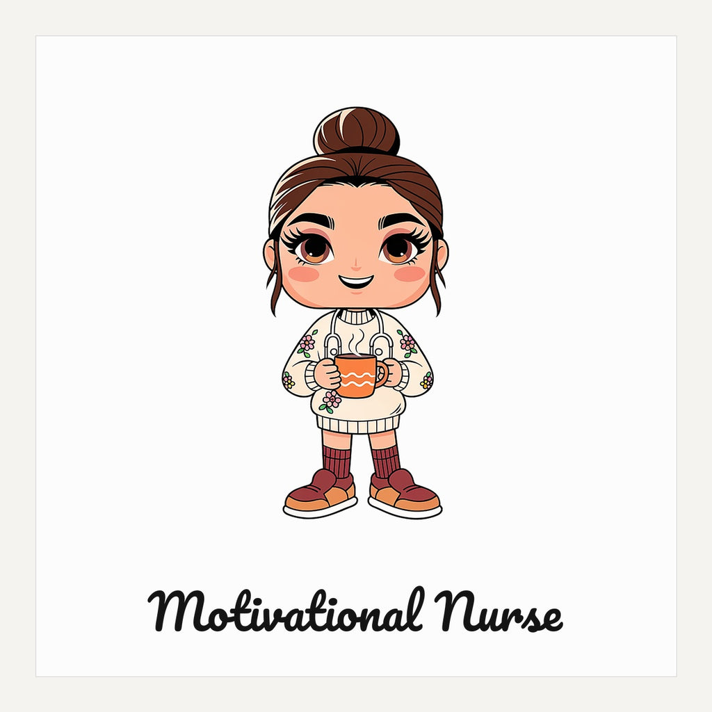 Motivational Nurse SVG PNG Clipart Cozy Cute Nurse Cricut Cut File Instant Digital Download for Tshirts Mugs