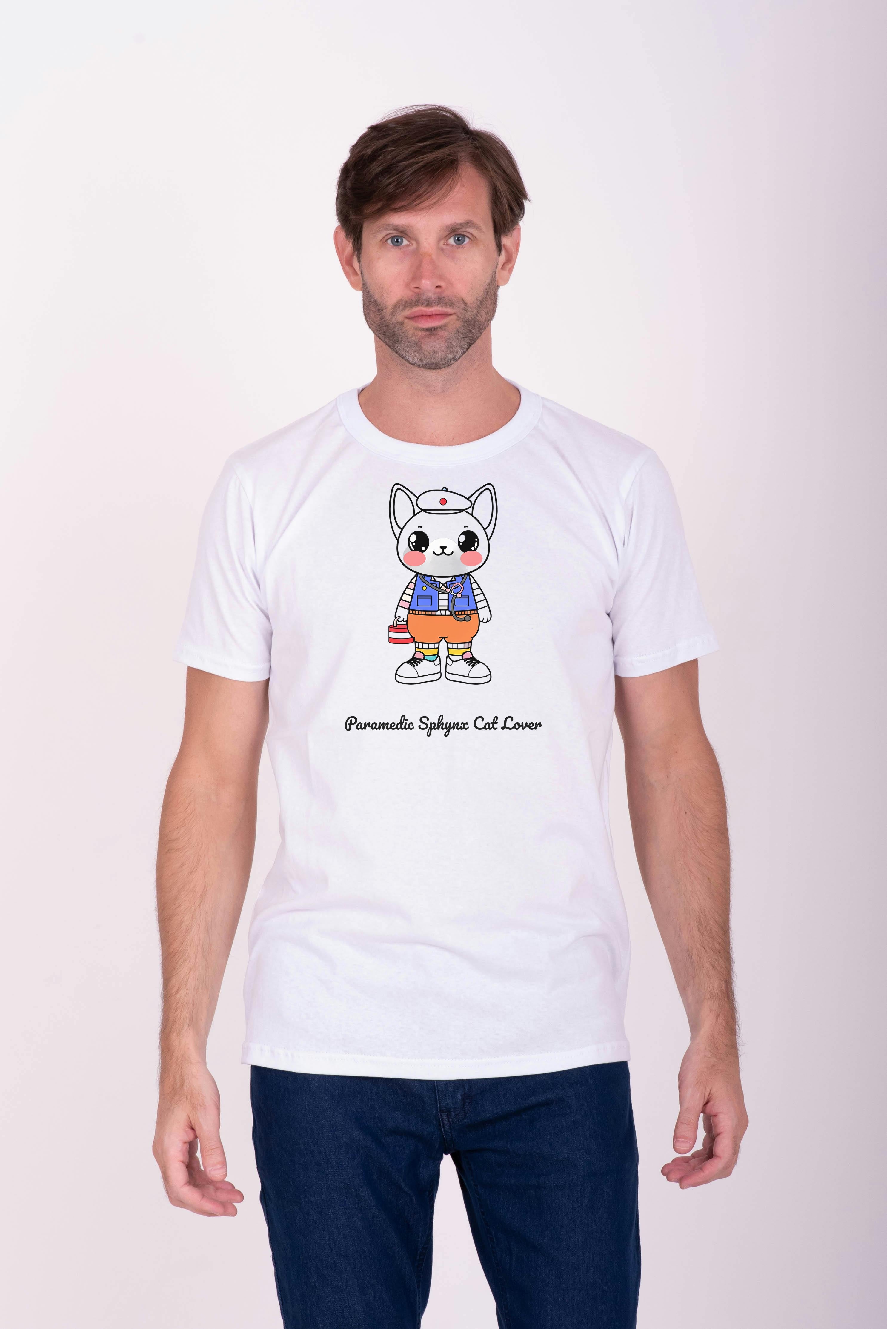 Paramedic Sphynx Cat Lover SVG PNG Cricut Cut File, Funny Sphynx Cat Paramedic Digital Download for Shirts Mugs