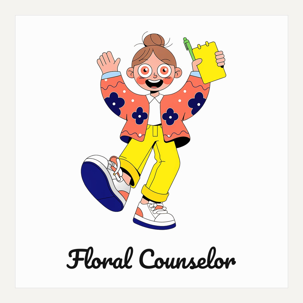 Floral Counselor SVG PNG, Therapist Blossom Floral Counselor Clipart, Cricut Cut File, Counseling Flower Design for Tumbler Mug Tote Bag