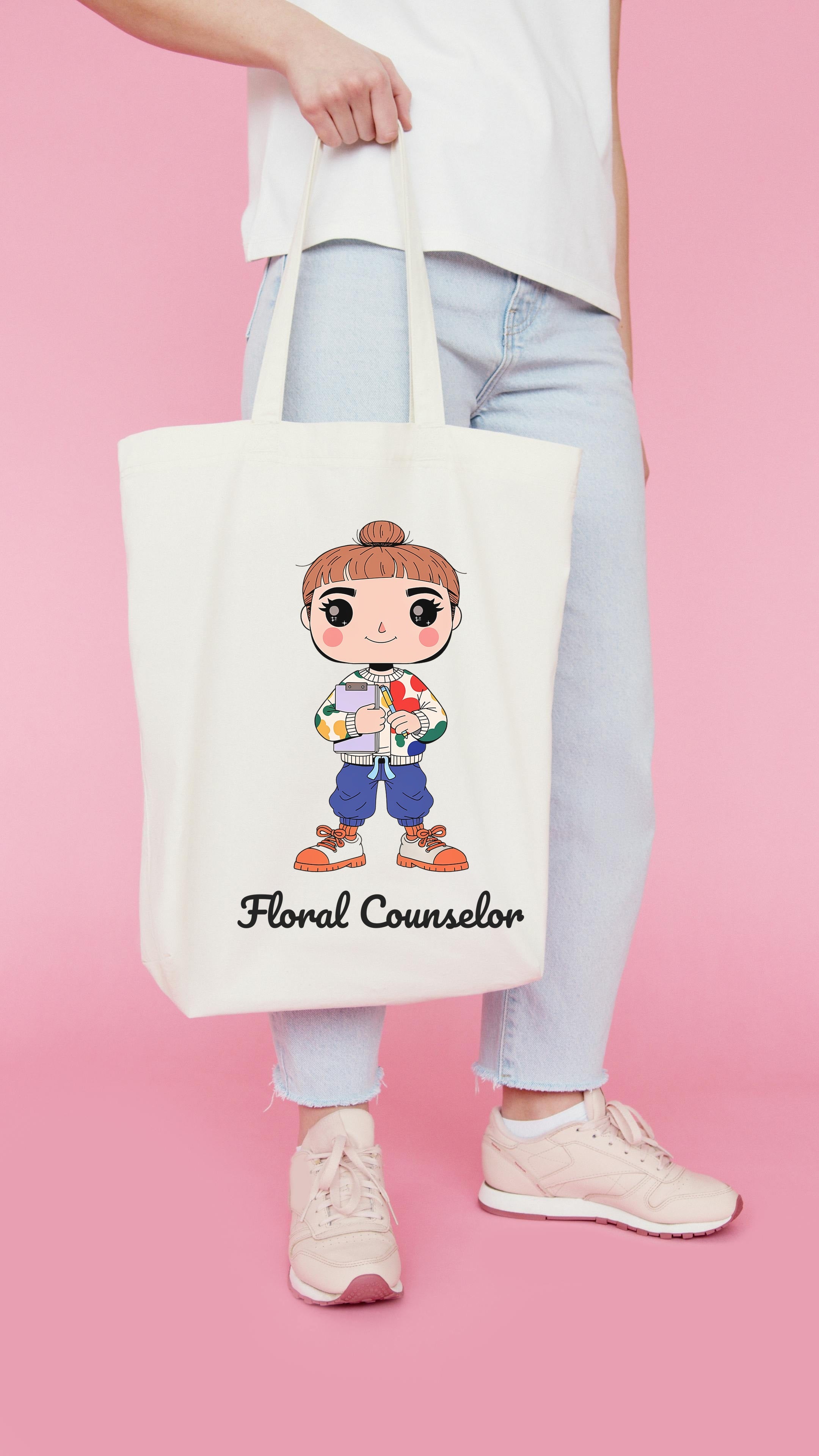 Floral Counselor SVG PNG, Therapist Blossom Floral Counselor Clipart, Cricut Cut File, Counseling Flower Design for Tumbler Mug Tote Bag