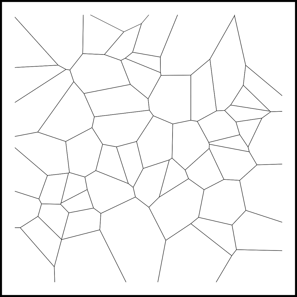 Voronoi Coaster Set SVG | Organic Cell Pattern | Glowforge Laser Engraving File